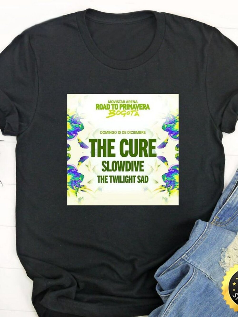 The Cure Slowdive The Twilight Sad Tour T Shirt